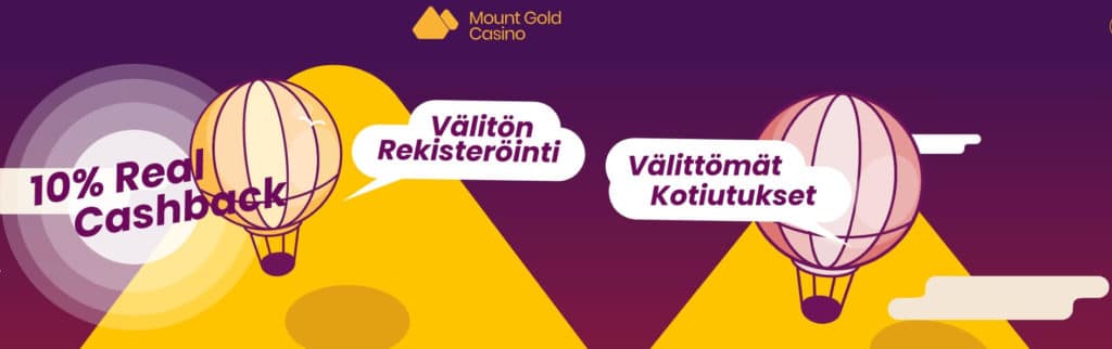 Mount Gold Casino arvostelu etusivu
