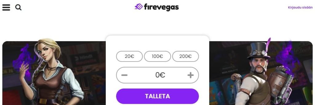 FireVegas Casino bonukset